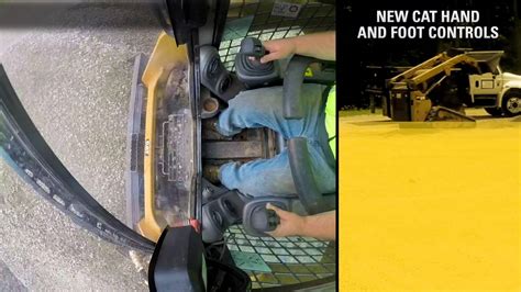 cat skid steer foot controls|hand and foot controls for cat d series.